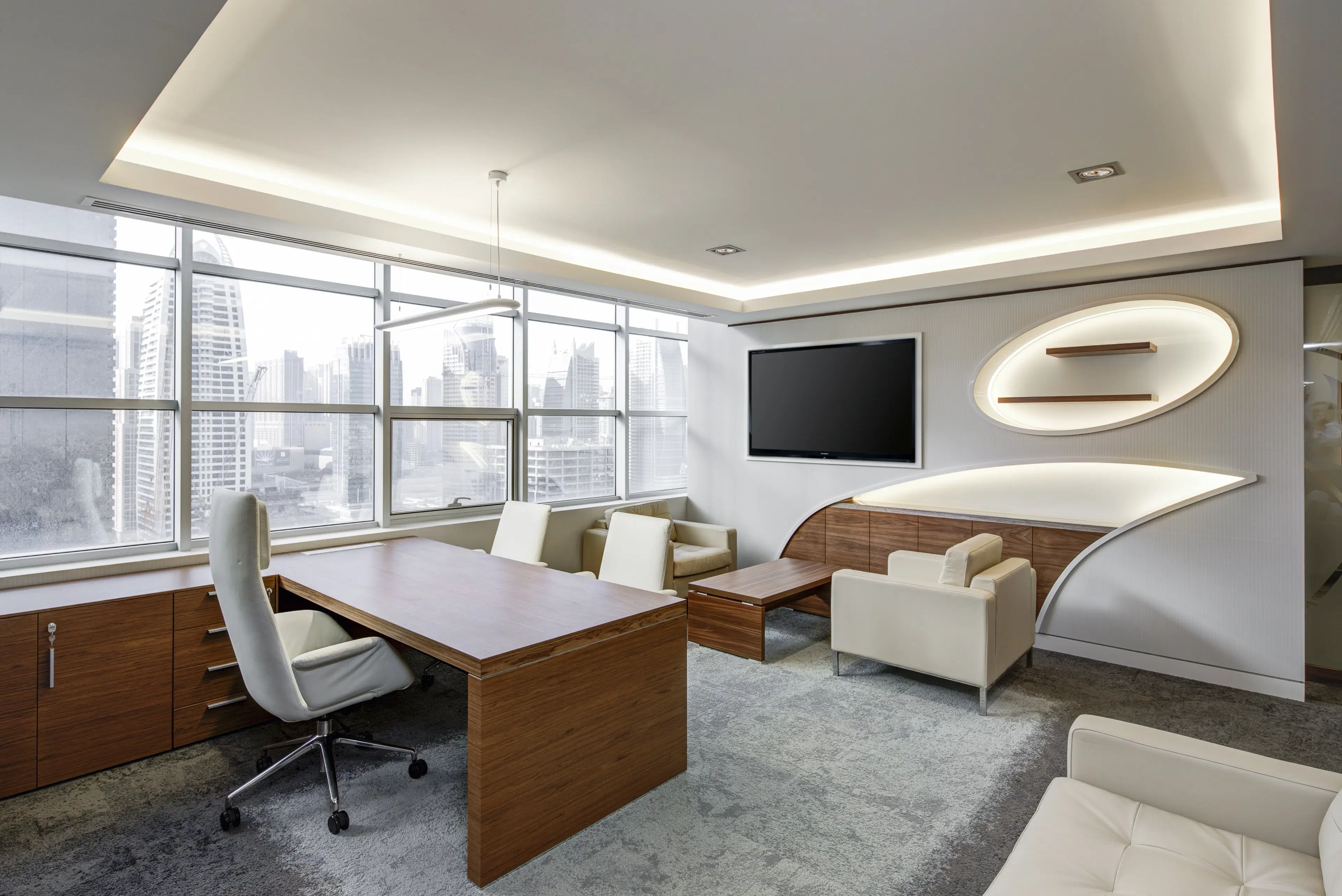 Professional remodeling of interiors office space by Seads Remodeling